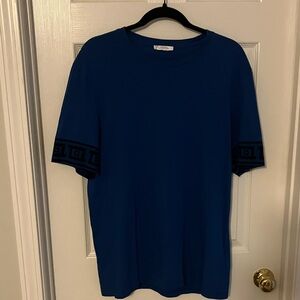 Versace Deep Blue Short Sleeve Tee